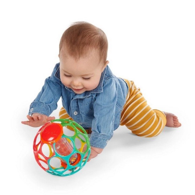 KIDS II OBALL ROLLIN RAINSTICK TOY - BALL WITH RATTLE